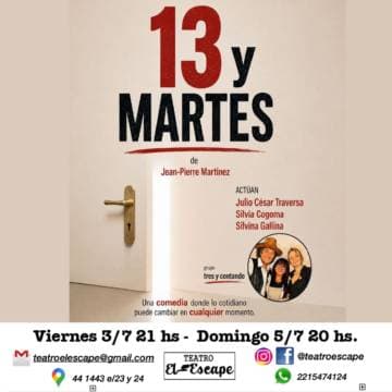 Poster de 13 y martes