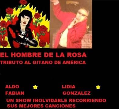 Poster de El hombre de la rosa - un tributo al gitano de america