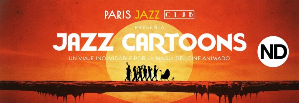 Poster de Jazz Cartoons. Por Paris Jazz Club