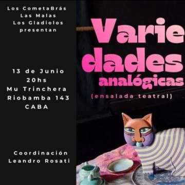Poster de Variedades analógicas (ensalada teatral)