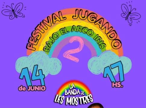 Poster de Festival Jugando bajo el Arco Iris 2