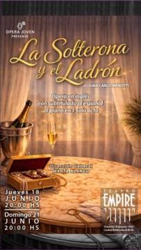 Poster de La solterona y el ladrón