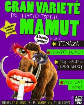 Poster de Gran Varieté del Teatro Espíritu Mamut