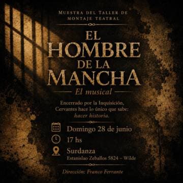 Poster de El hombre de la Mancha