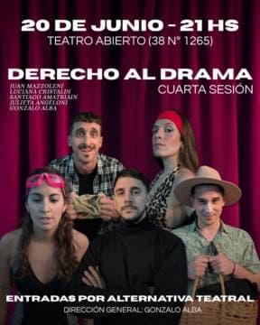 Poster de DERECHO AL DRAMA - CUARTA SESIÓN