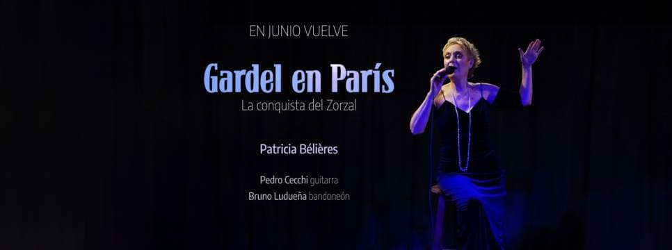 Poster de GARDEL EN PARÍS, la conquista del Zorzal