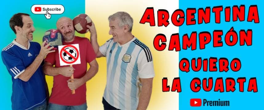 Poster de Argentina campeón, quiero la cuarta