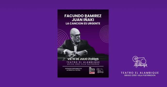 Poster de La Canción es Urgente - Facundo Ramírez y Juan Iñaki
