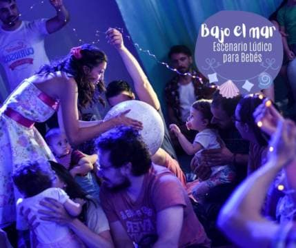 Poster de Bajo el mar ( escenario lúdico para bebes y niños)