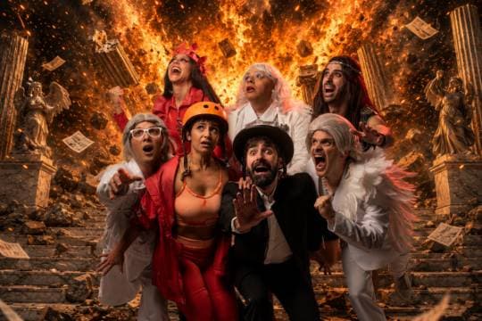 Poster de God, una comedia divina