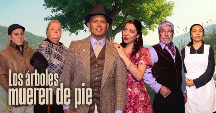 Poster de Los arboles mueren de pie