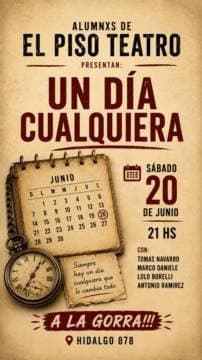 Poster de Un día cualquiera