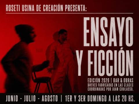 Poster de Ciclo Ensayo y Ficción. Programación 07 y 21 de Junio