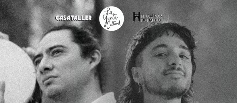 Poster de Manu Estrada y Valen Bonetto en concierto