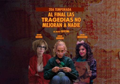 Poster de Al final las tragedias no mejoran a nadie