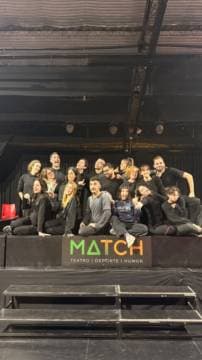 Poster de Muestra del taller del match de improvisacion