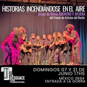 Poster de Historias incendiándose en el aire