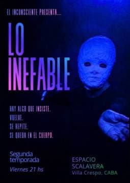Poster de EL inconsciente presenta... lo inefable. Cuatro momentos y un interludio