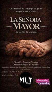 Poster de La señora mayor