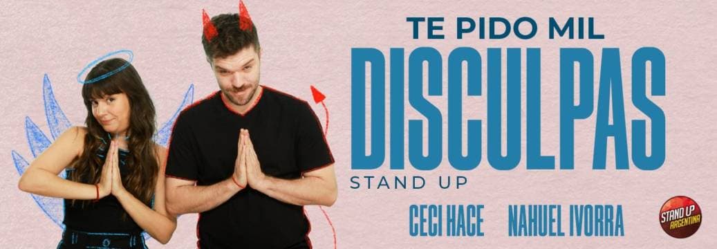 Poster de Te pido mil disculpas - ceci hace y nahuel ivorra