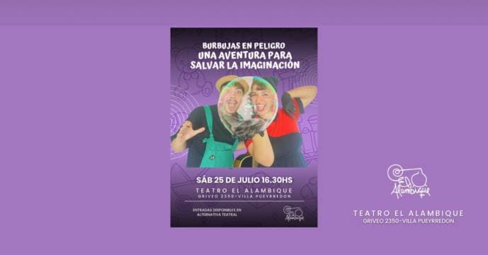 Poster de Burbujas en Peligro: Una Aventura para Salvar la Imaginación