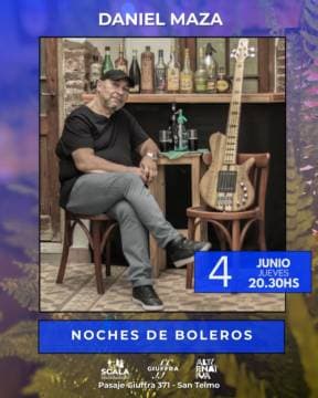 Poster de Daniel Maza - noches de boleros