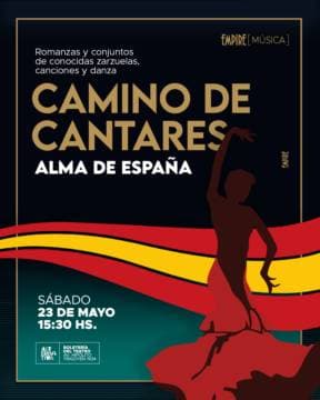 Poster de Alma de España presenta Camino de Cantares