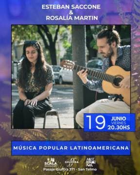 Poster de Esteban Saccone & Rosalía Martin