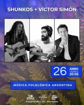 Poster de Shunkos + Víctor Simón