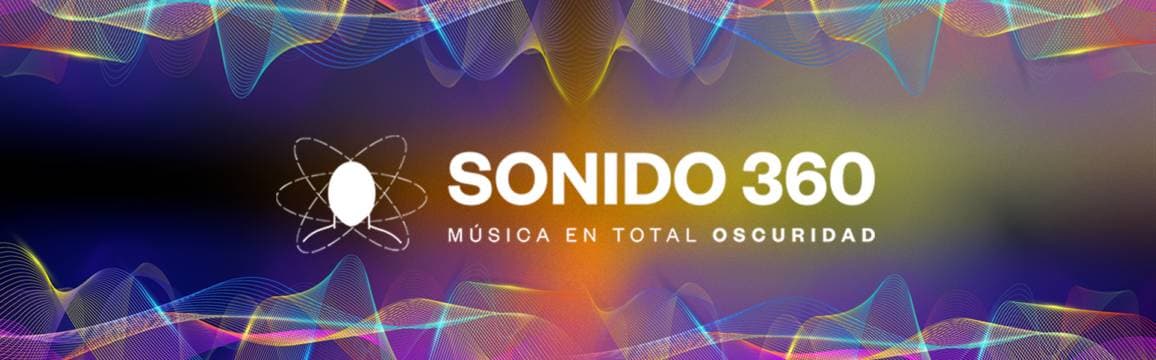 Poster de Sonido 360, Música en completa oscuridad